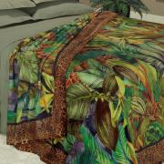 Cobertor Avulso Queen Flanelado com Estampa Digital 260 gramas/m² - Forest - Dui Design