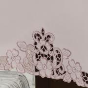 Toalha de Mesa com Bordado Richelieu Retangular 8 Lugares 160x270cm - Francine Rosa Velho - Dui Design