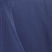 Kit: 1 Cobre-leito Casal Bouti de Microfibra Ultrasonic + 2 Porta-travesseiros - Franklin Azul Royal - Dui Design