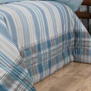 Jogo de Cama Queen Percal 200 fios - Fred Azul - Dui Design