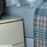 Jogo de Cama Queen Percal 200 fios - Fred Azul - Dui Design