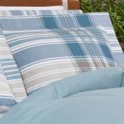 Jogo de Cama Queen Percal 200 fios - Fred Azul - Dui Design