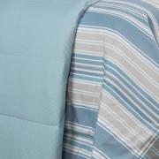Edredom Casal Percal 200 fios - Fred Azul - Dui Design