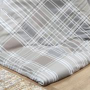 Edredom Solteiro Percal 200 fios - Fred Bege - Dui Design