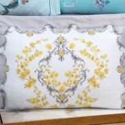 Fronha Avulsa Cetim 300 fios 100% Algodo - Floral - Dui Design