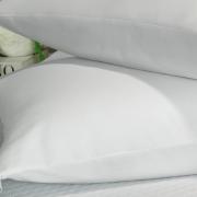 Fronha com Zper Avulsa Percal 200 fios - Branco com Zper - Dui Design