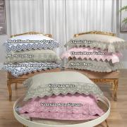 Fronha Avulsa Cetim 300 fios com Bordado Ingl�s - Nice - Dui Design