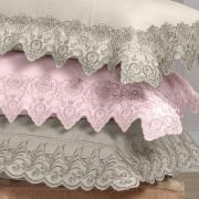 Fronha Avulsa Cetim 300 fios com Bordado Ingl�s - Nice - Dui Design