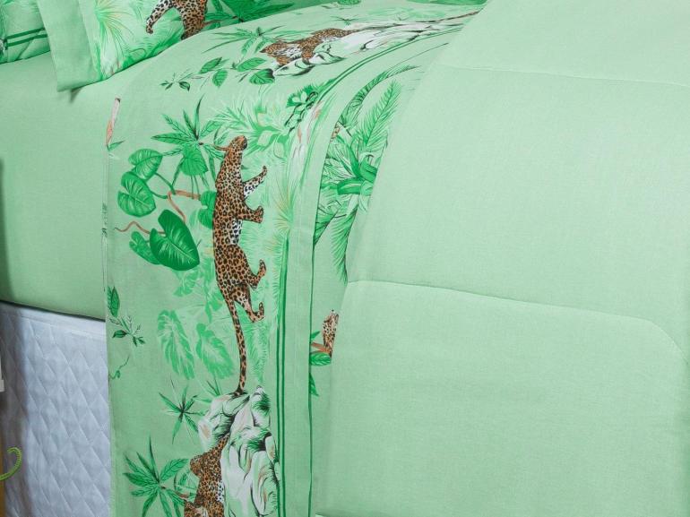 Jogo de Cama King 150 fios - Galapagos Acqua - Dui Design