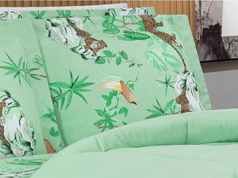 Jogo de Cama King 150 fios - Galapagos Acqua - Dui Design