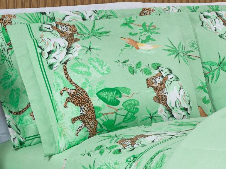 Jogo de Cama King 150 fios - Galapagos Acqua - Dui Design