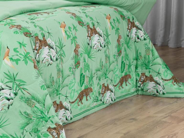 Edredom Casal 150 fios - Galapagos Acqua - Dui Design