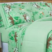 Edredom Casal 150 fios - Galapagos Acqua - Dui Design