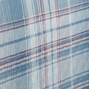 Kit: 1 Cobre-leito Casal + 2 Porta-travesseiros 150 fios - Gales Azul - Dui Design