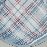 Kit: 1 Cobre-leito Casal + 2 Porta-travesseiros 150 fios - Gales Azul - Dui Design