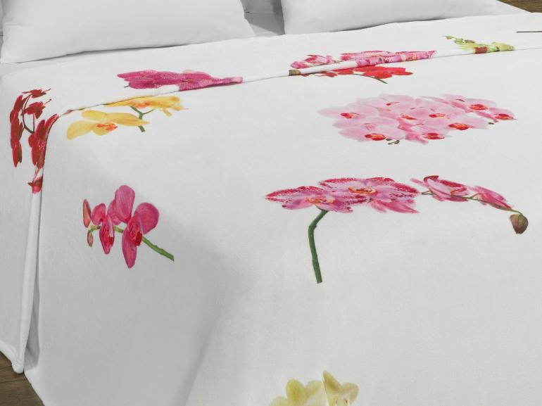 Cobertor Avulso Casal Flanelado com Estampa Digital - Garden - Dui Design