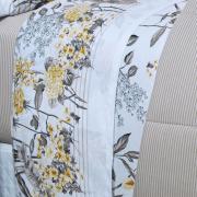 Jogo de Cama Solteiro Percal 180 fios - Giardino Stone - Dui Design