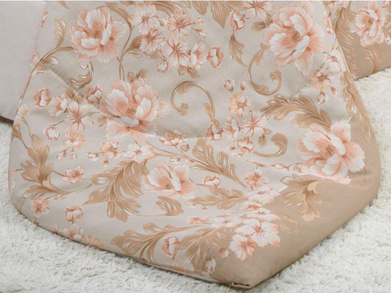 Jogo de Cama King 150 fios - Gladys Bege - Dui Design