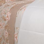Jogo de Cama King 150 fios - Gladys Bege - Dui Design