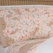 Jogo de Cama King 150 fios - Gladys Bege - Dui Design