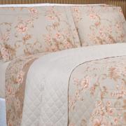 Enxoval King com Cobre-leito 7 pe�as 150 fios - Gladys Bege - Dui Design