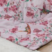 Jogo de Cama Casal 150 fios - Graciosa Rosa - Dui Design