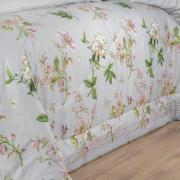 Jogo de Cama King Cetim 300 fios - Greice Kelly Cinza - Dui Design