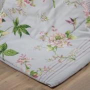 Edredom Casal Cetim 300 fios - Greice Kelly Cinza - Dui Design