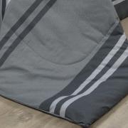 Jogo de Cama Solteiro Percal 200 fios - Gregor Cinza- Dui Design