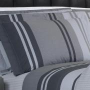 Jogo de Cama Solteiro Percal 200 fios - Gregor Cinza- Dui Design