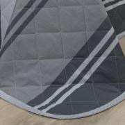 Kit: 1 Cobre-leito Solteiro + 1 Porta-travesseiro Percal 200 fios - Gregor Cinza- Dui Design