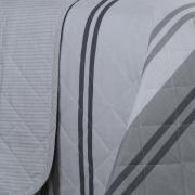 Kit: 1 Cobre-leito Solteiro + 1 Porta-travesseiro Percal 200 fios - Gregor Cinza- Dui Design