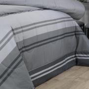 Edredom Solteiro Percal 200 fios - Gregor Cinza- Dui Design