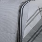 Edredom Solteiro Percal 200 fios - Gregor Cinza- Dui Design