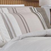 Jogo de Cama Queen Percal 200 fios - Gregor Taupe - Dui Design