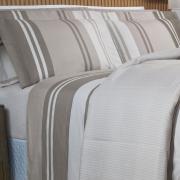 Jogo de Cama Queen Percal 200 fios - Gregor Taupe - Dui Design