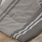 Edredom Casal Percal 200 fios - Gregor Taupe - Dui Design
