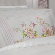 Jogo de Cama Casal Cetim 300 fios - Greice Kelly Cinza - Dui Design