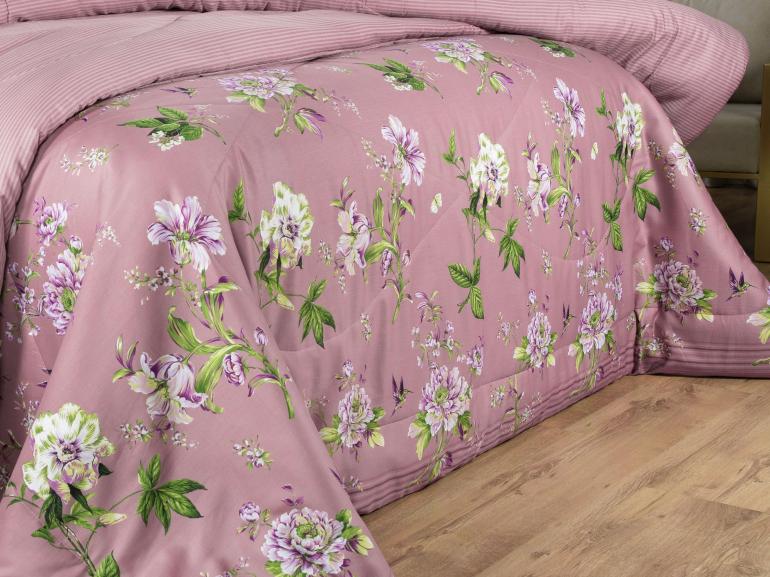 Jogo de Cama King Cetim 300 fios - Greice Kelly Uva - Dui Design