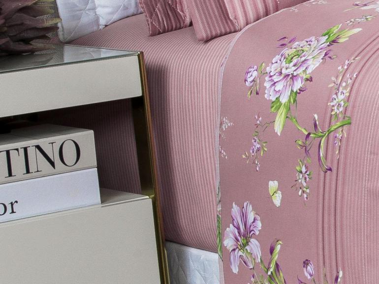 Jogo de Cama King Cetim 300 fios - Greice Kelly Uva - Dui Design
