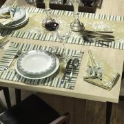 Kit: 4 Guardanapos 50x50cm - Guadalupe Sepia - Dui Design