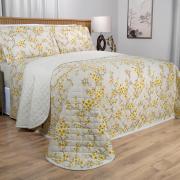 Kit: 1 Cobre-leito Queen + 2 Porta-travesseiros 150 fios - Hanami S�phia - Dui Design