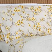 Kit: 1 Cobre-leito Queen + 2 Porta-travesseiros 150 fios - Hanami S�phia - Dui Design