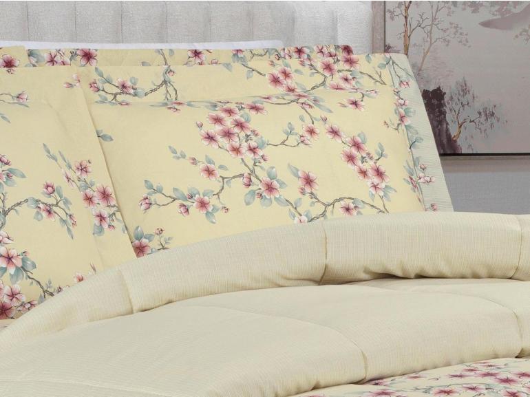 Jogo de Cama Queen 150 fios - Hanami Vintage - Dui Design