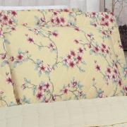 Kit: 1 Cobre-leito Queen + 2 Porta-travesseiros 150 fios - Hanami Vintage - Dui Design