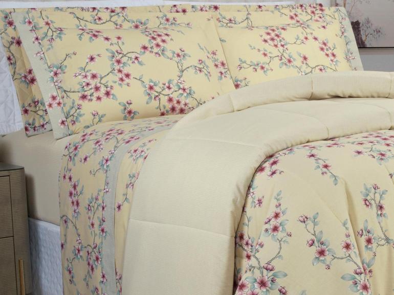 Edredom Queen 150 fios - Hanami Vintage - Dui Design