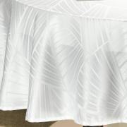 Toalha de Mesa Fcil de Limpar Redonda 160cm - Hannover Branco - Dui Design