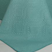 Kit: 1 Cobre-leito Casal Bouti de Microfibra Ultrasonic + 2 Porta-travesseiros - Haven Turquesa - Dui Design