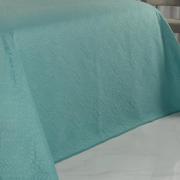 Kit: 1 Cobre-leito Casal Bouti de Microfibra Ultrasonic + 2 Porta-travesseiros - Haven Turquesa - Dui Design