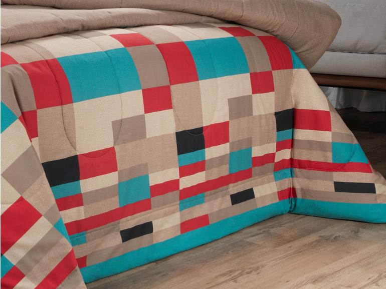 Jogo de Cama Solteiro 150 fios - Helsinque Bege - Dui Design